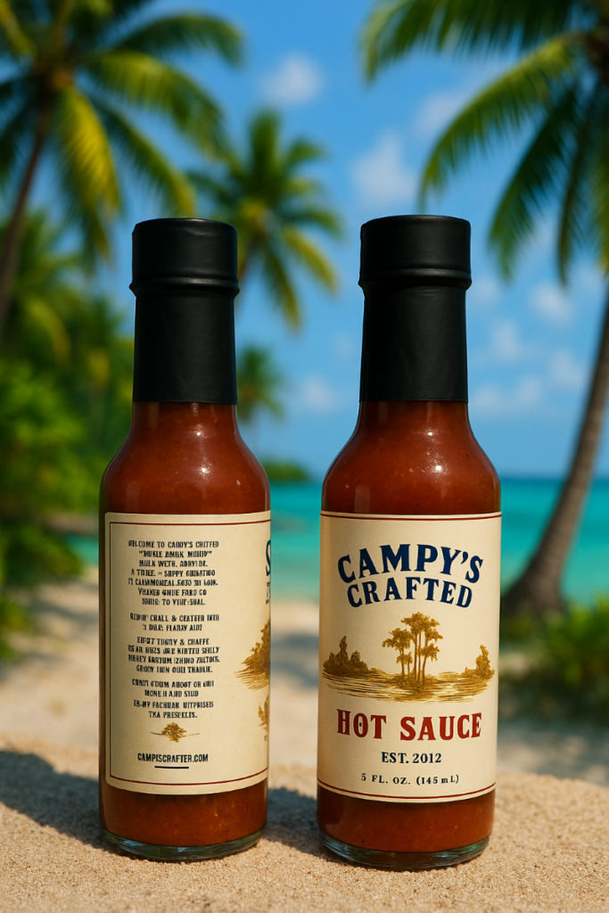 Campy's Crafted Habanero Hot Sauce bottle